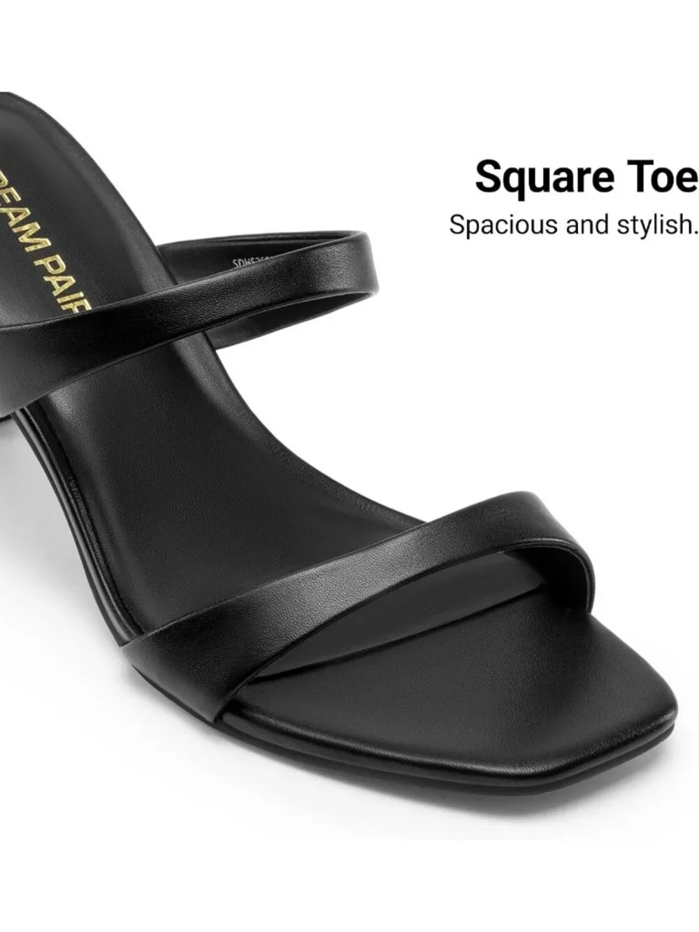 Stylish Women's Two-Strap Heel Sandals - Perfect for Summer & Parties